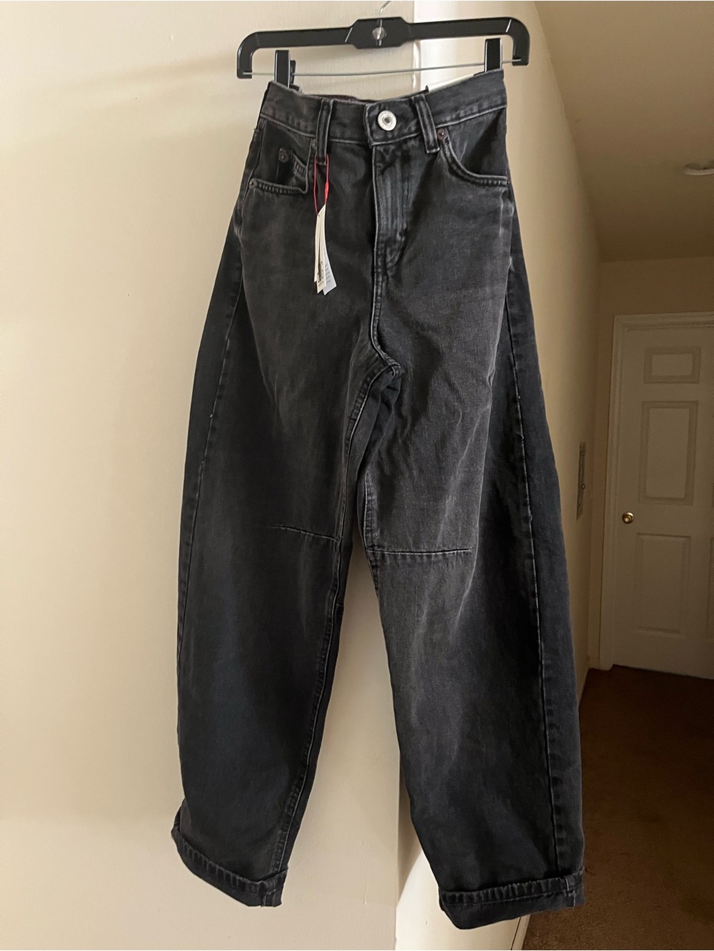 Urban Outfitters Black Logan Buckle Jeans